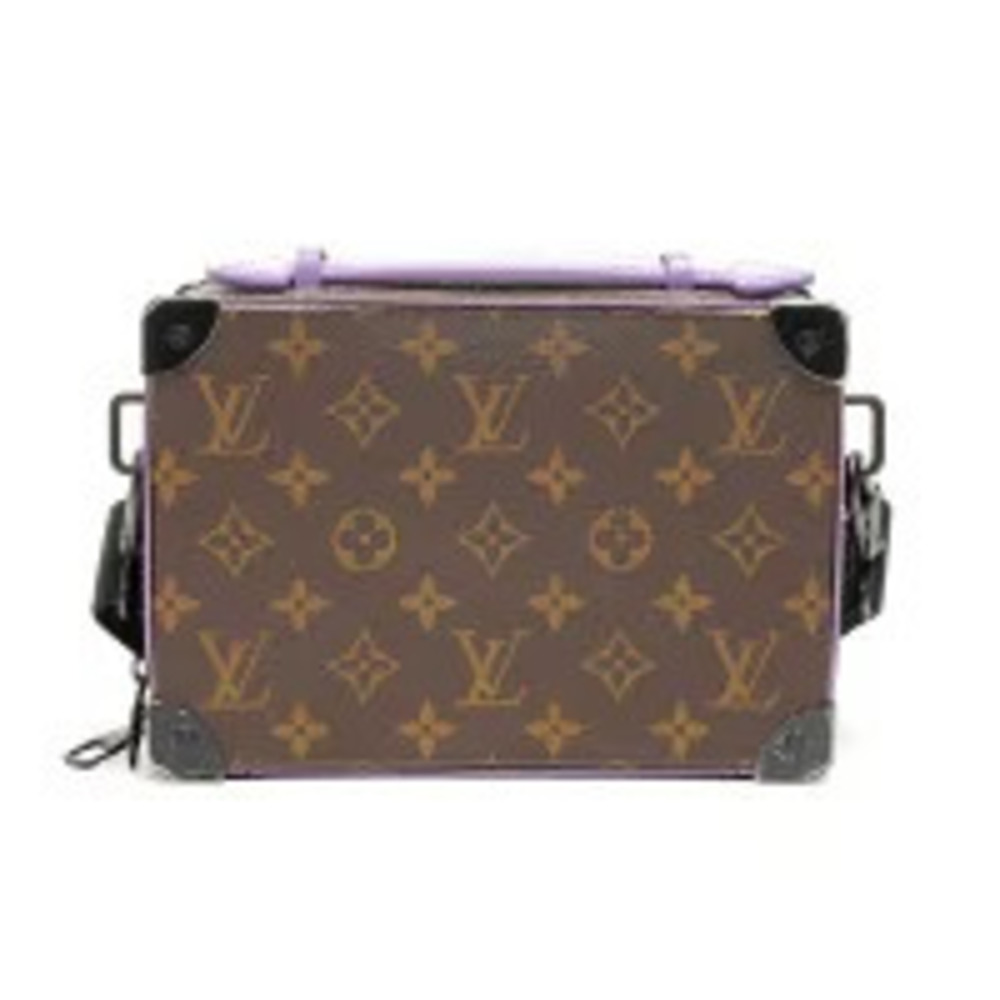 Louis Vuitton Bag Shoulder Brown Monogram Soft Brown Trunk Macassar